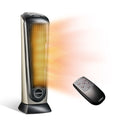 1500W Oscillating Ceramic Tower Space Heater with Remote C47328