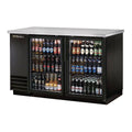 Black 2 Swinging Glass Door Bar Refrigerator L318683