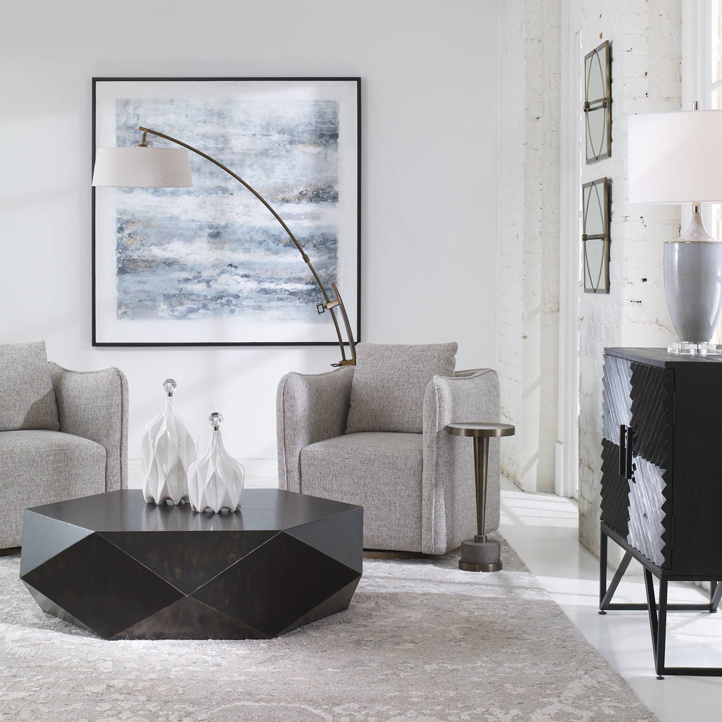 Bronze Arc Floor Lamp A815