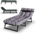 Folding Bed Cot with 2 Sided Mattress G497