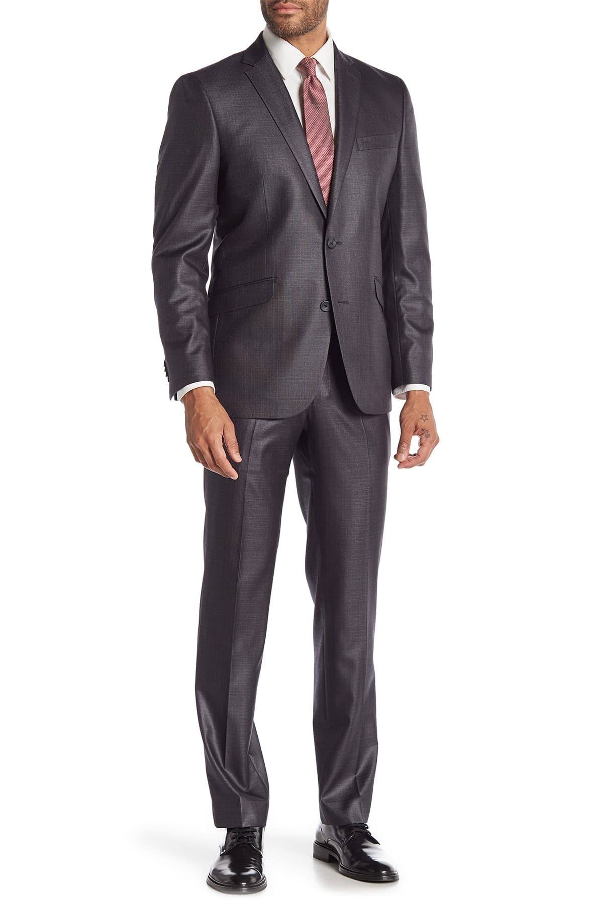 Slim-Fit Suit Gray 40r T407396
