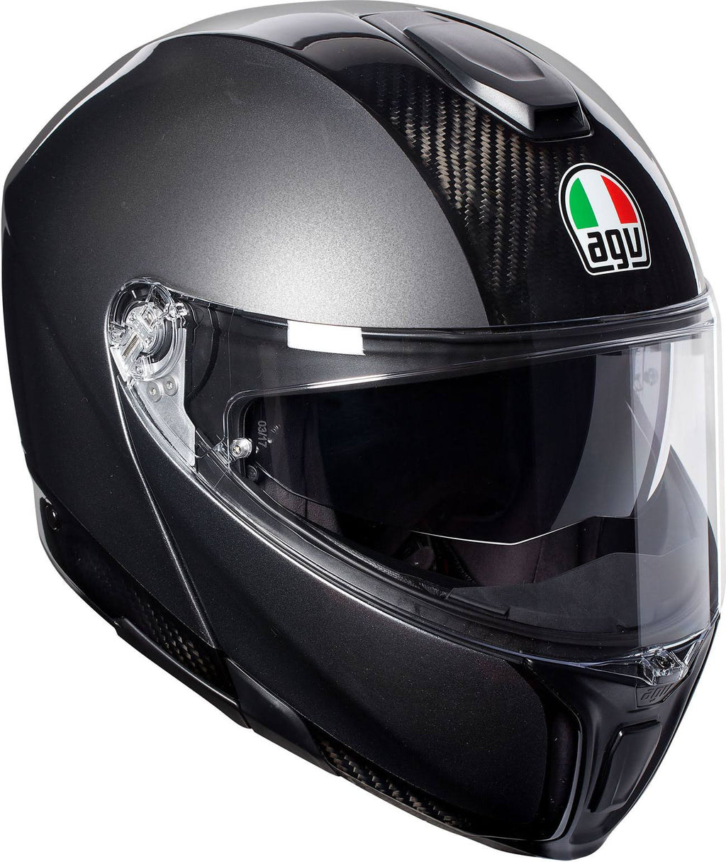 Carbon/Dark Grey Modular Helmet E491