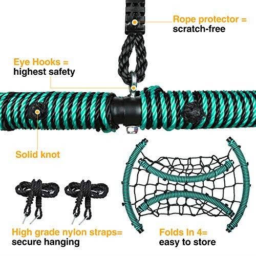 Spider Web Swing 40 inch with Steel Frame and 2 Hanging Straps S764