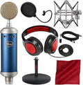 Large-Diaphragm Condenser Microphone with Closed-Back Headphones and XLR Cable H48537