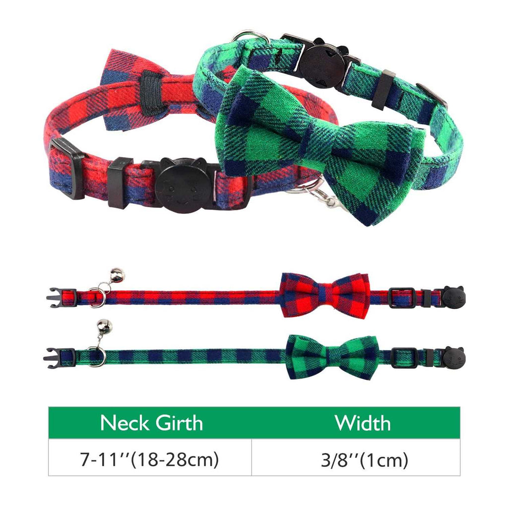 Breakaway Cat Collar with Bow Tie and Bell M72824