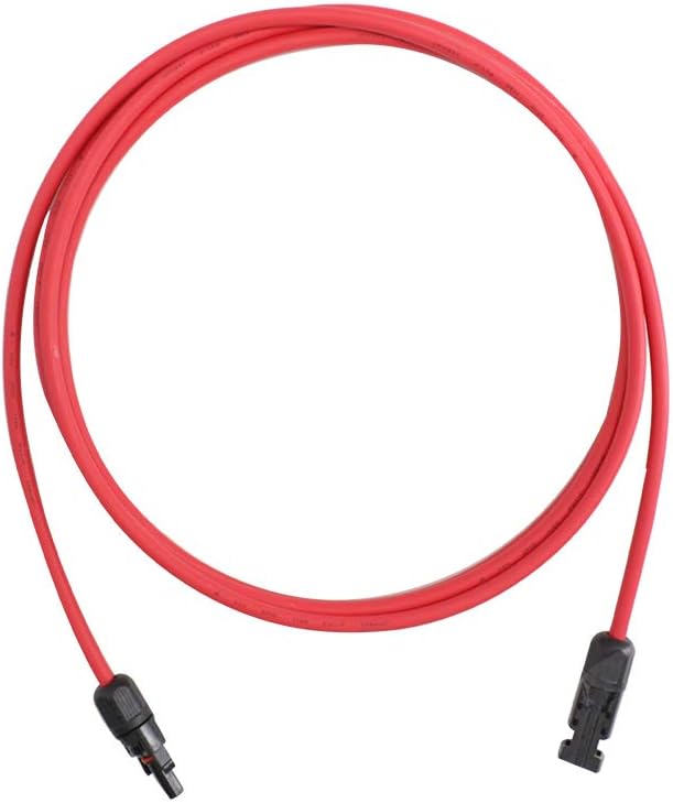 10 AWG Solar Extension Cable 40 Feet with Male and Female Connector, Pack of 2 C17551