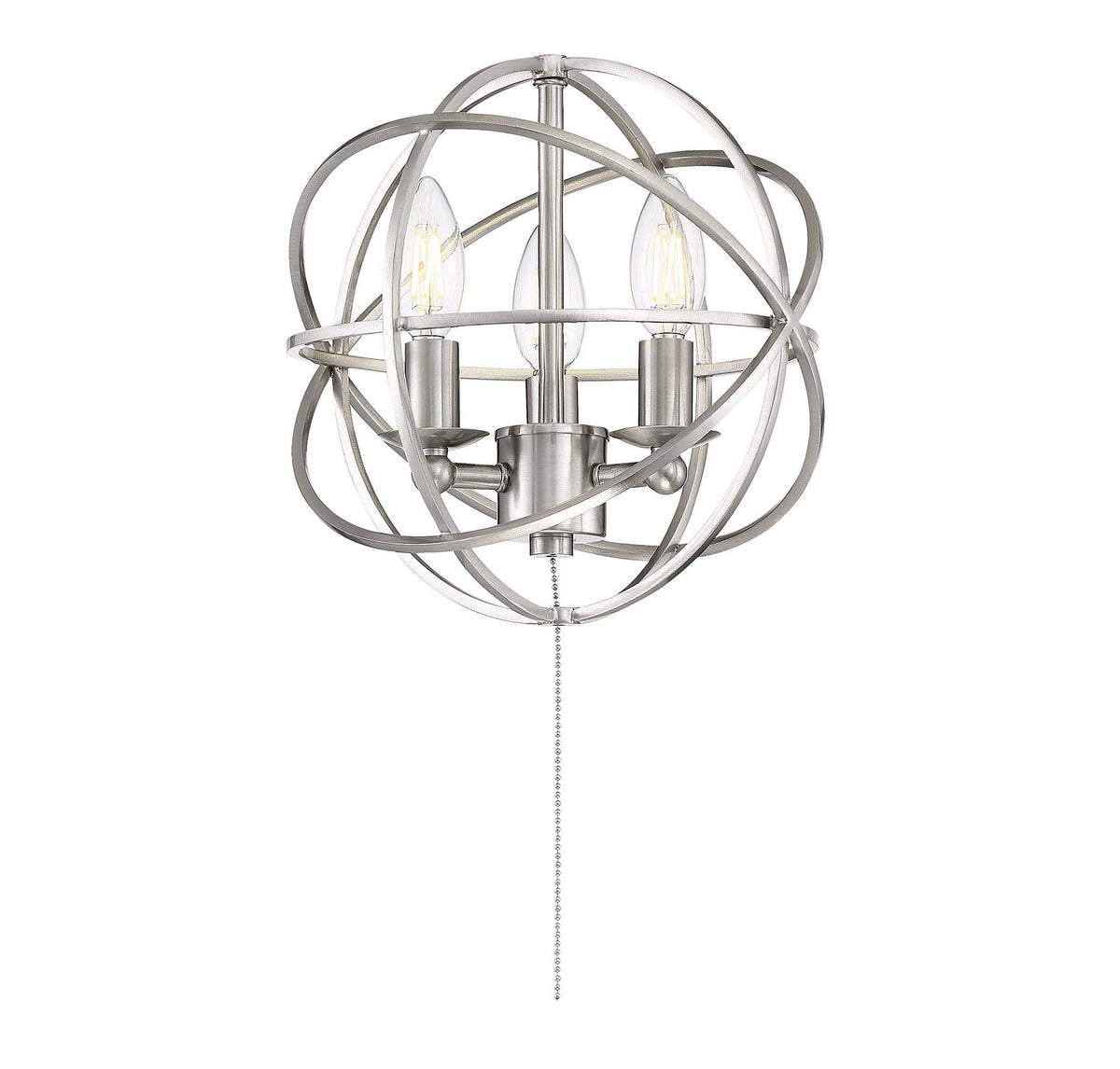 Satin Nickel Fan Light Kit H268356