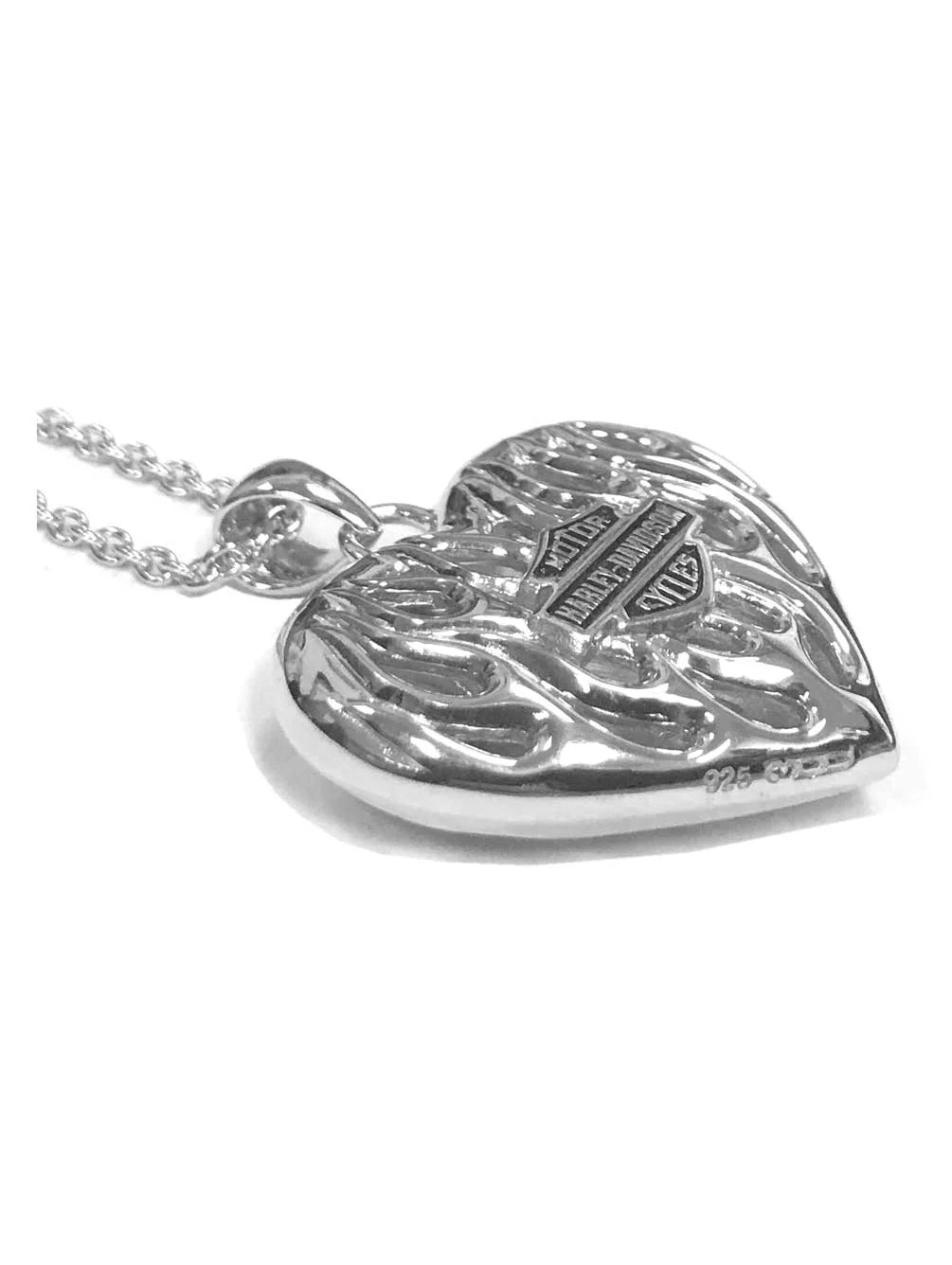 Silver Heart Necklace J78607
