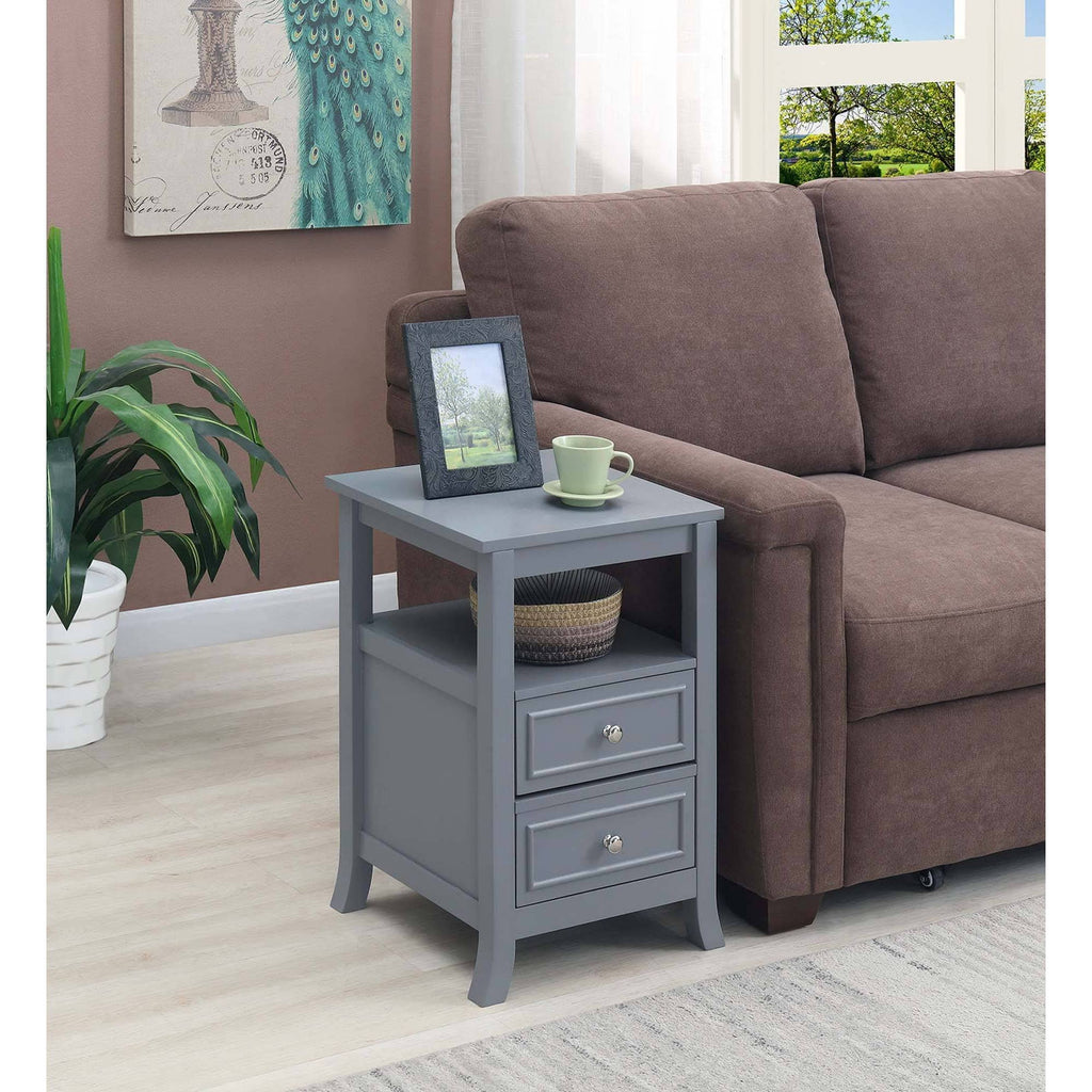 Gray End Table Q138170