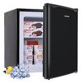 1.1 Cu.ft Black Compact Upright Freezer with Removable Shelf U850978
