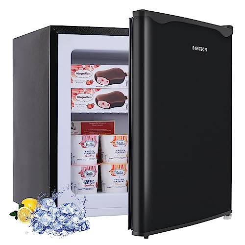 1.1 Cu.ft Black Compact Upright Freezer with Removable Shelf U850978