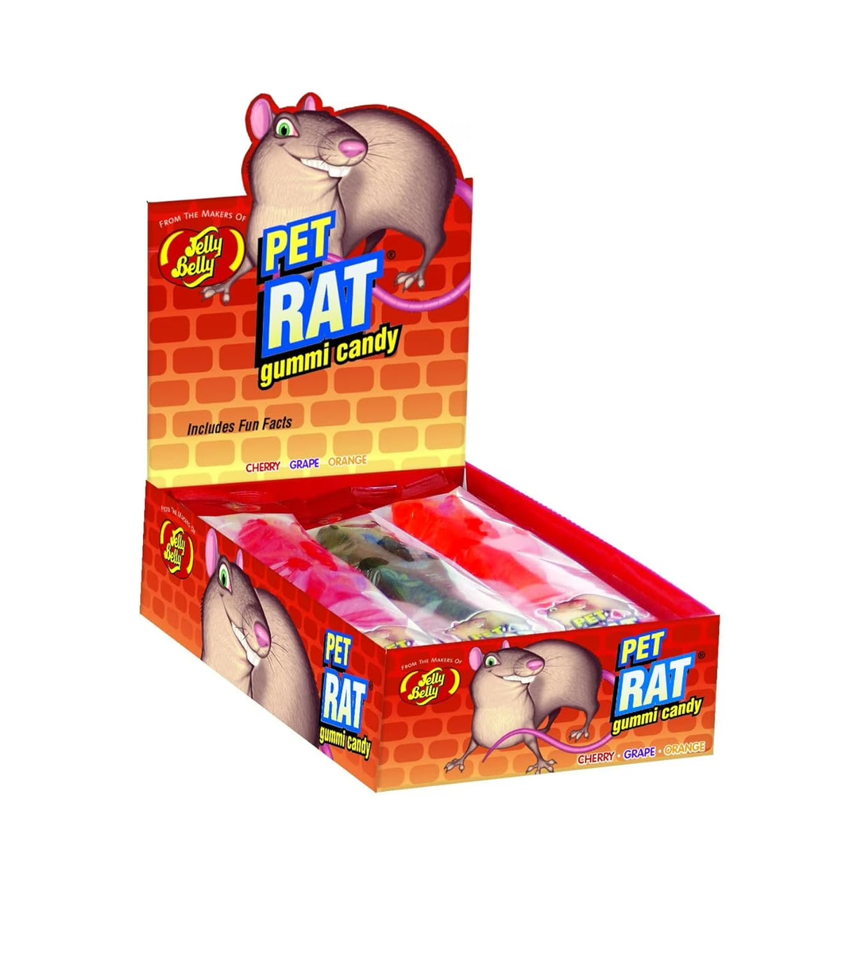 12 Pack 3-oz Gummi Pet Rat O818
