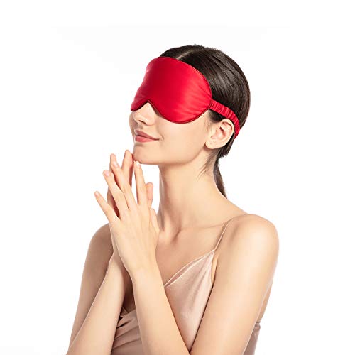 Natural Silk Sleep Mask with Elastic Strap G9405