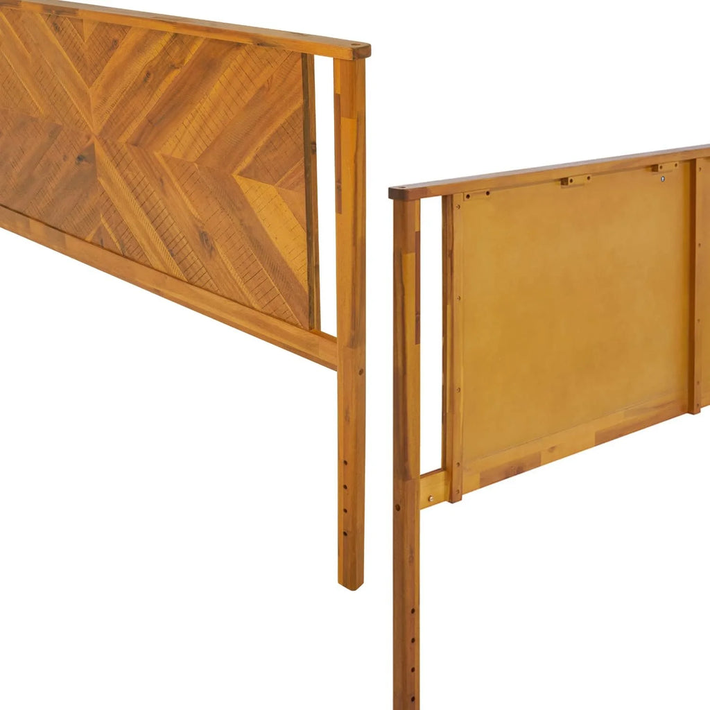 King Solid Acacia Wood Headboard Z728
