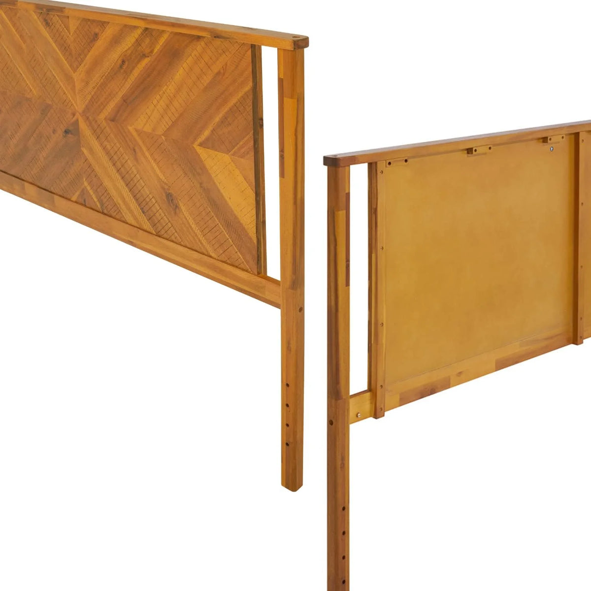 King Solid Acacia Wood Headboard Z728