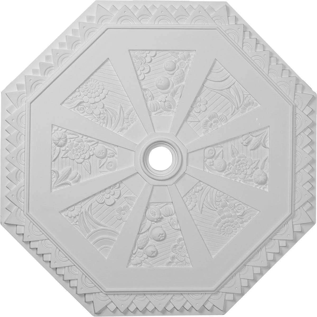 29 1/8x22OD x 2 1/4x22ID x 1 1/8x22P Spring Octagonal Ceiling Medallion R714950