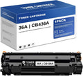 1 Pack Black Toner Cartridge for M1522n M1523nf M1120 MFP P1505 P1505n Printer R1086