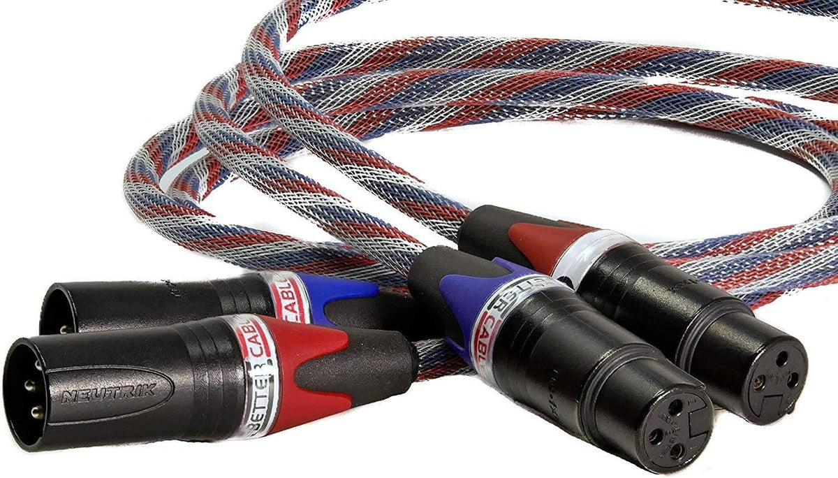 Silver Serpent II Balanced XLR Audio Cable - 2 Meter Stereo Pair Y364
