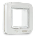 White Microchip Cat Flap S66925