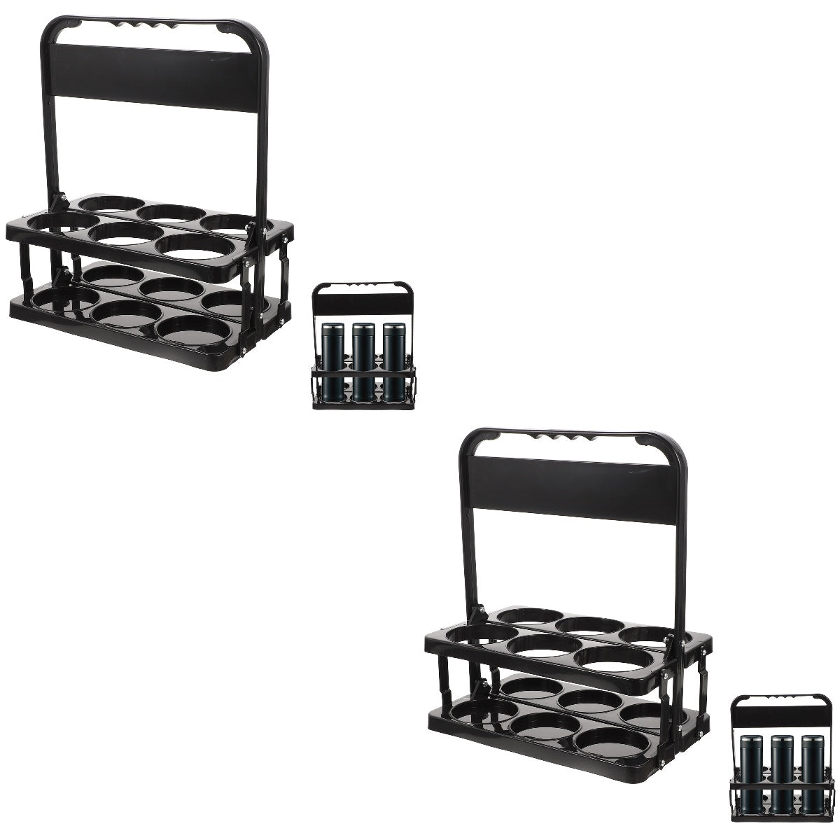 2pcs Sports Bottle Holder Water Bottle Rack Carrier Storage Holder B692313