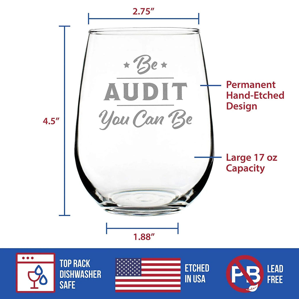 Funny Accounting Wine Glass P11497