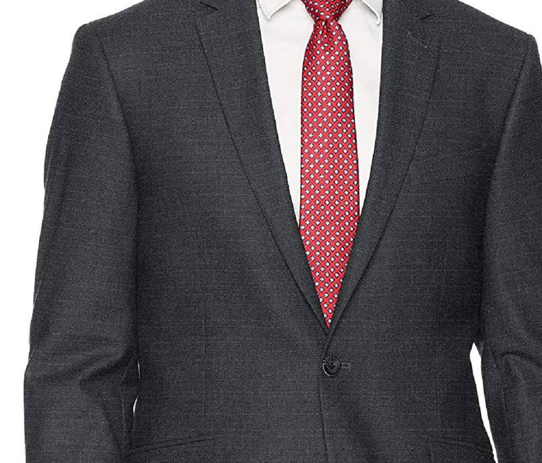 Slim-Fit Suit Gray 40r T407396