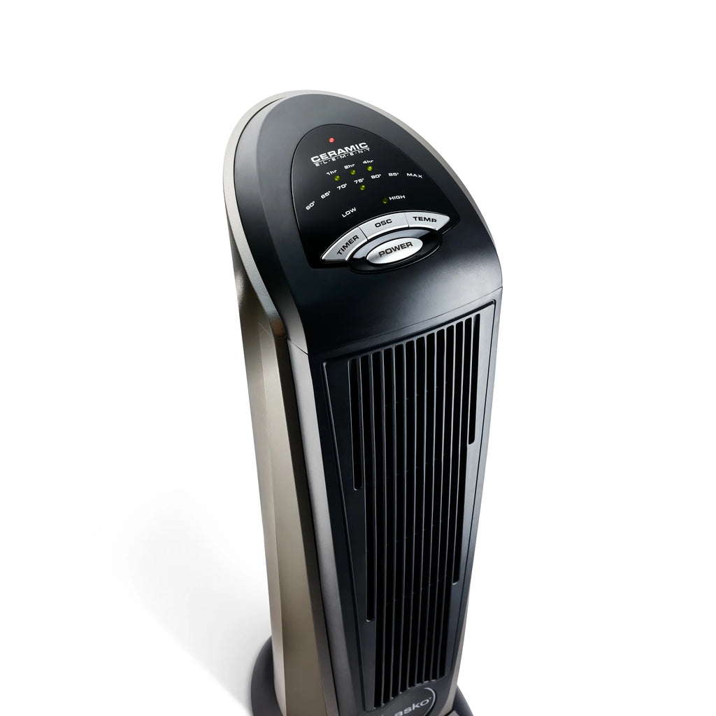 1500W Oscillating Ceramic Tower Space Heater with Remote C47328