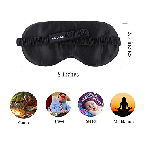 Natural Silk Sleep Mask with Elastic Strap G9405