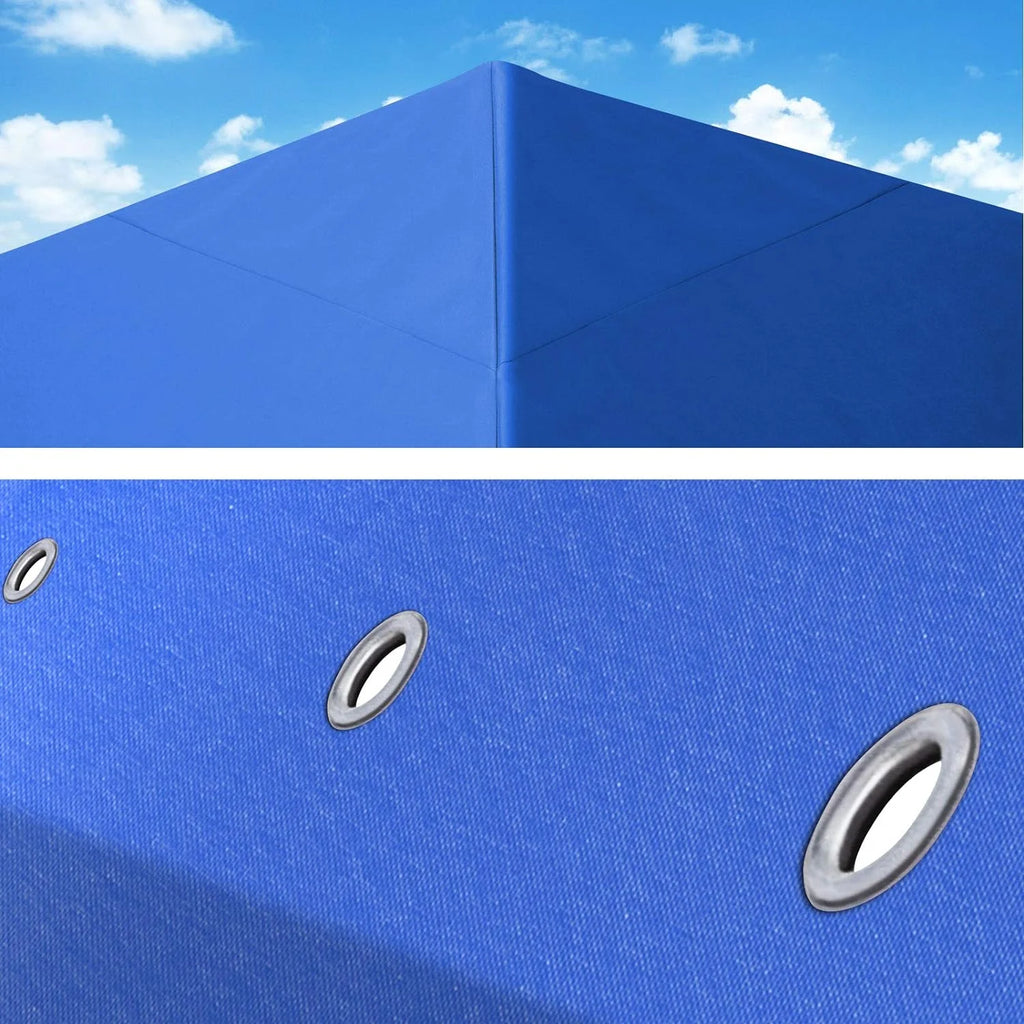 10'X10' Single Tier Blue Gazebo Canopy Top G4448