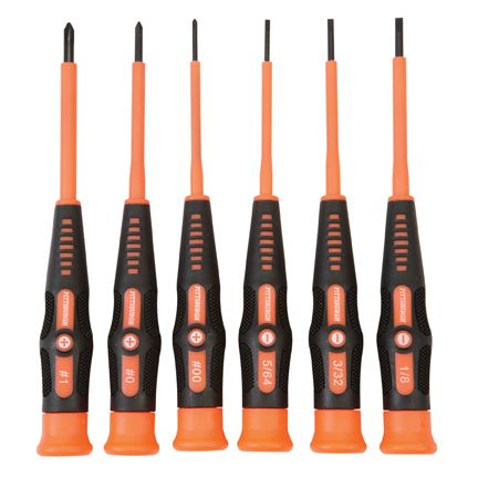 Precision Electrical Screwdriver Set, 6 Piece T11158
