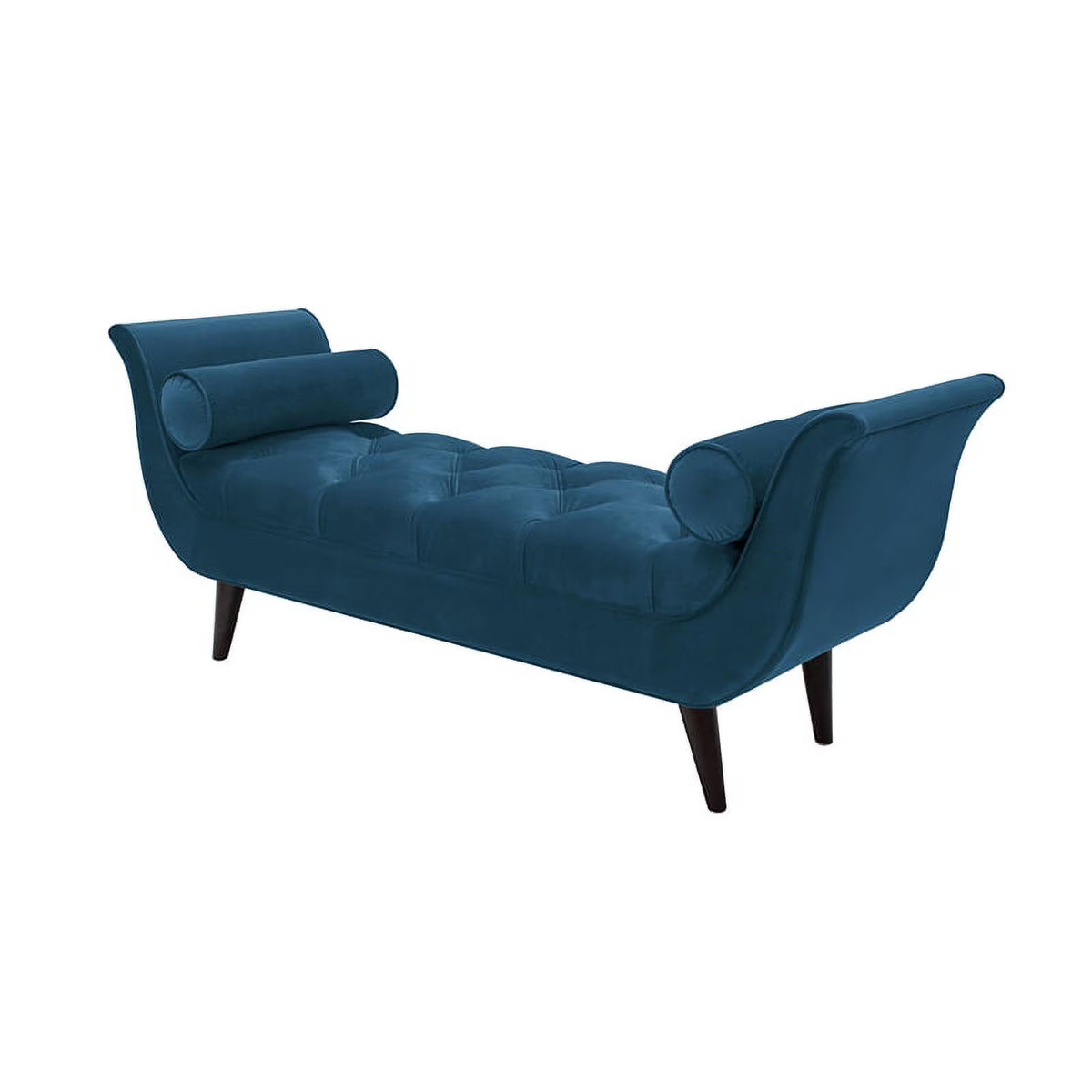 Teal Velvet Tufted Entryway Bench M73411