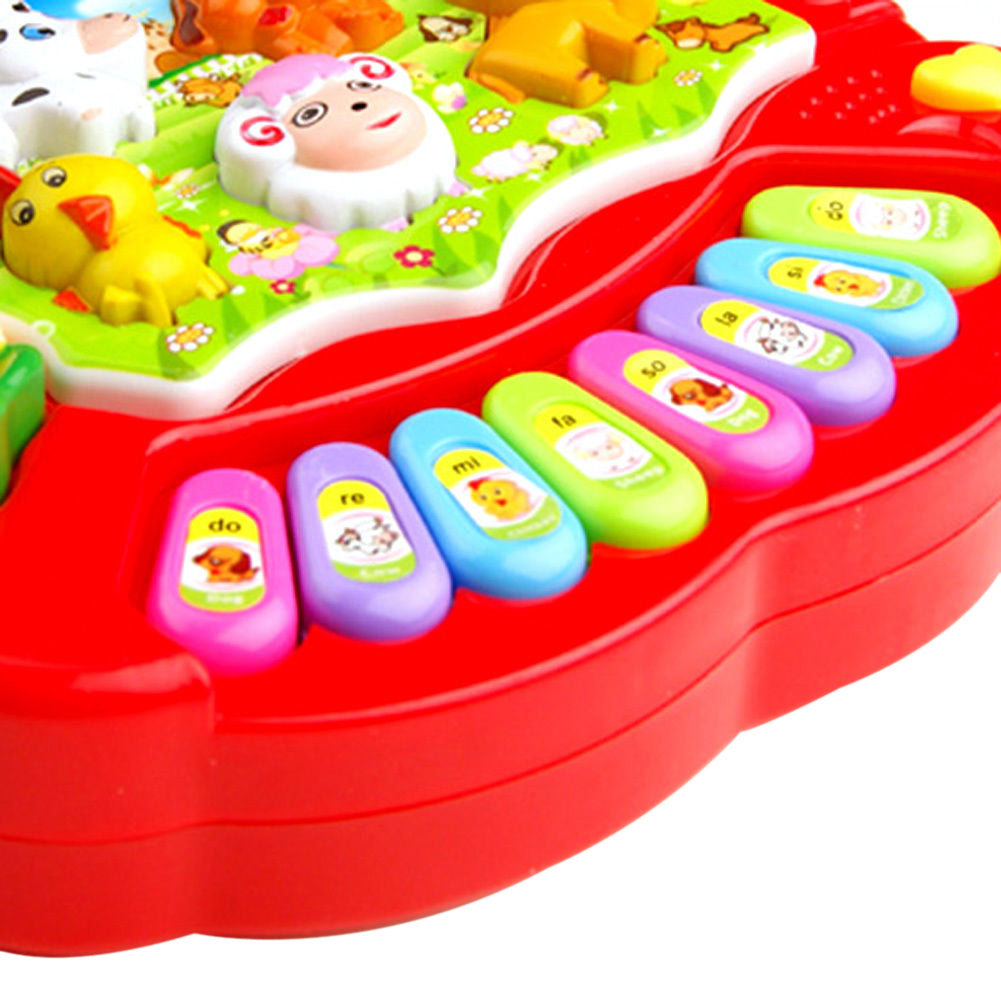 Electronic Piano Toy with Animals Light up Musical Toys F941857