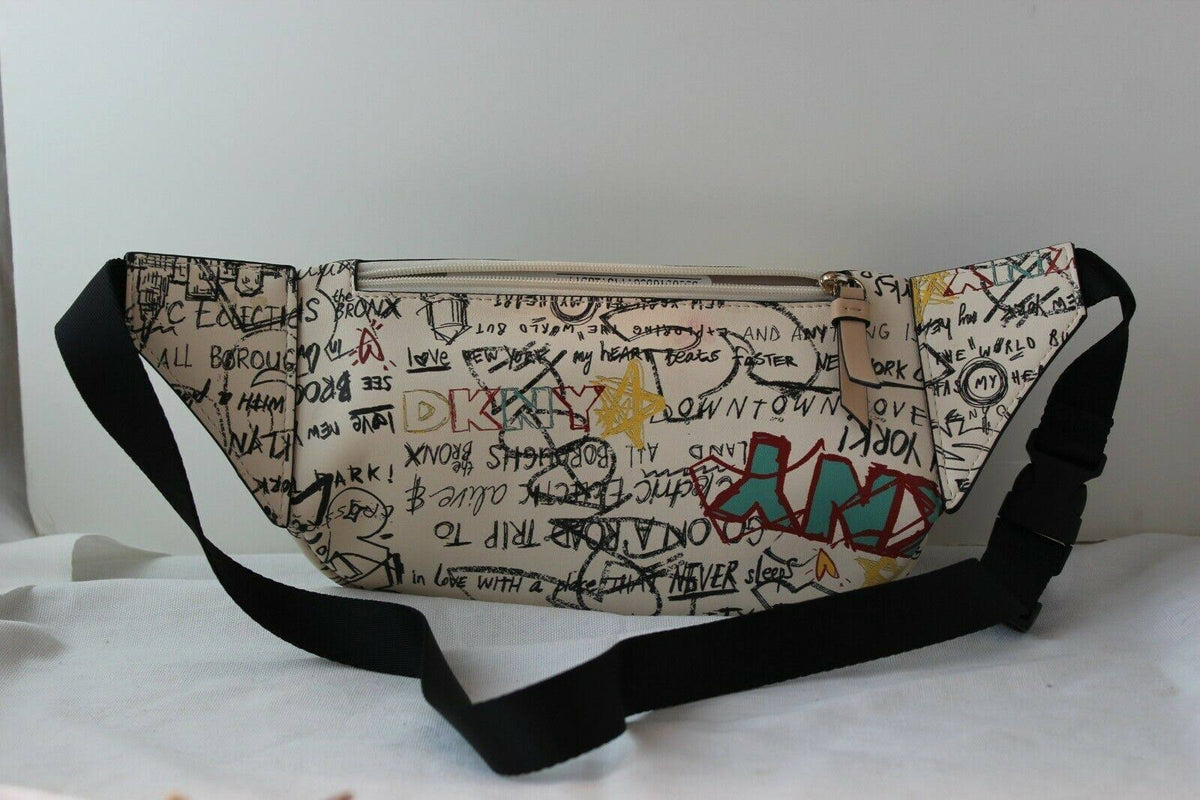 White Graffiti Belt Bag F132365