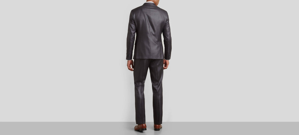 Slim-Fit Suit Gray 40r T407396